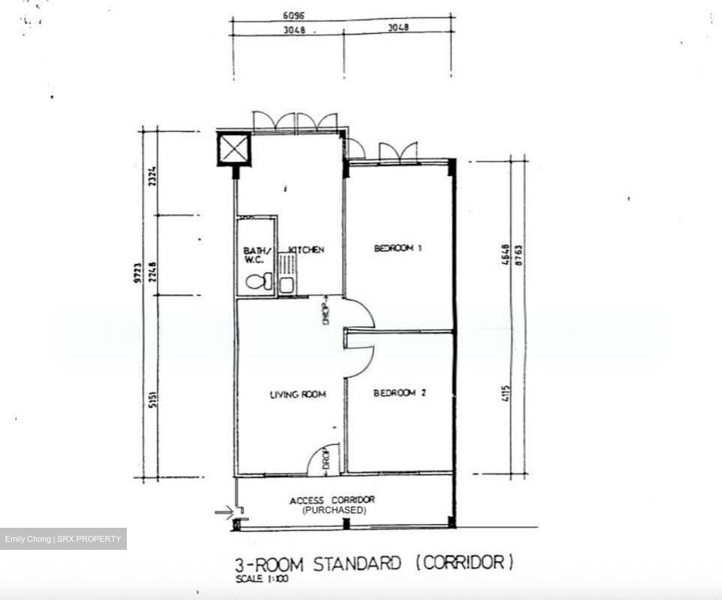 Blk 99 Crescent View (Queenstown), HDB 3 Rooms #627506531
